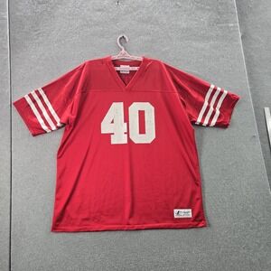 VINTAGE Logo Athletic Men Jersey XXL (54-56) Red William Floyd 40 90s
